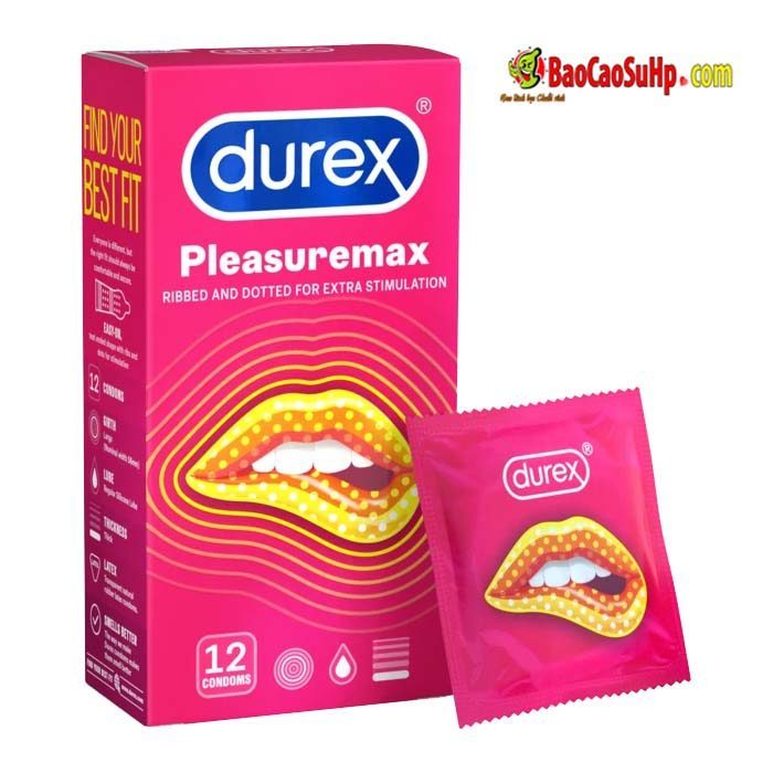 Durex Pleasuremax Ribbed & Dotted Condom Ultimate Sensation