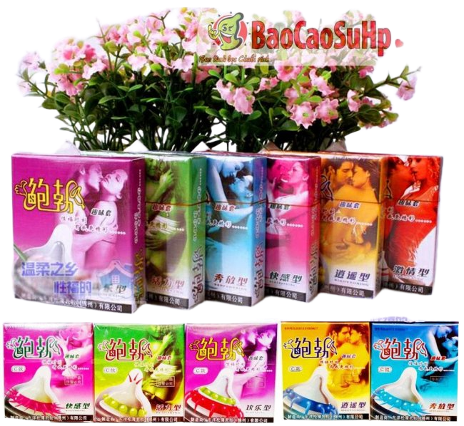 Bao cao su Runbo nhiều kiểu gai lớn mềm mại nhẹ nhàng 