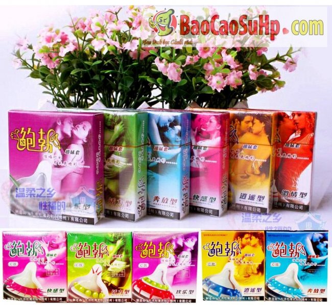 Runbo 6-Style Large G-Spot Textured Condom For Intense Pleasure