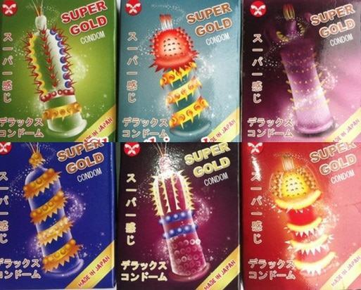 Super Gold Japan Premium Ultra Thin Condoms 12 Pack