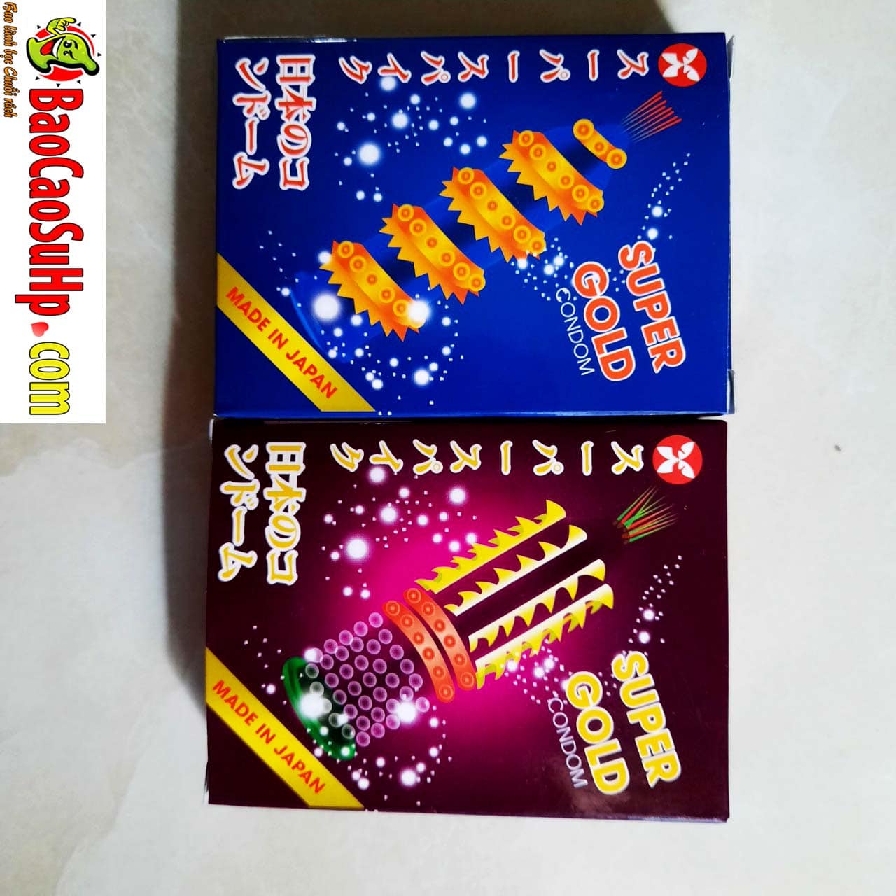 Super Gold Japan Premium Ultra Thin Condoms 12 Pack