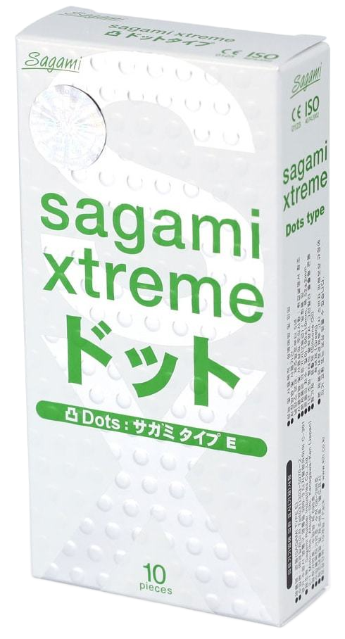 Bao cao su Sagami Xtreme Dot mỏng siêu gai kích thích mạnh mẽ 