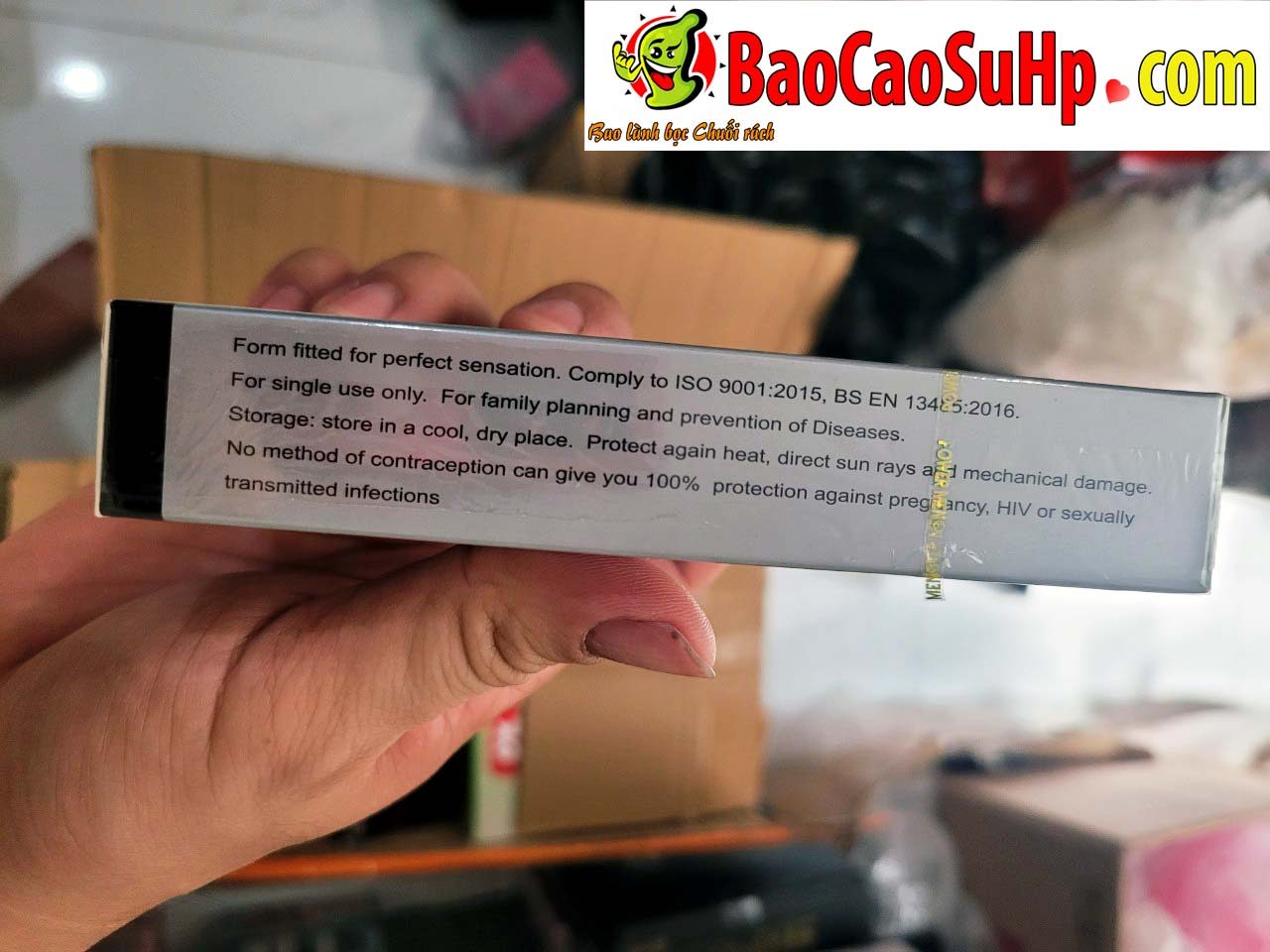 Bao cao su kéo dài quan hệ PowerMen Longer Plus hương thơm dễ chịu Malaysia