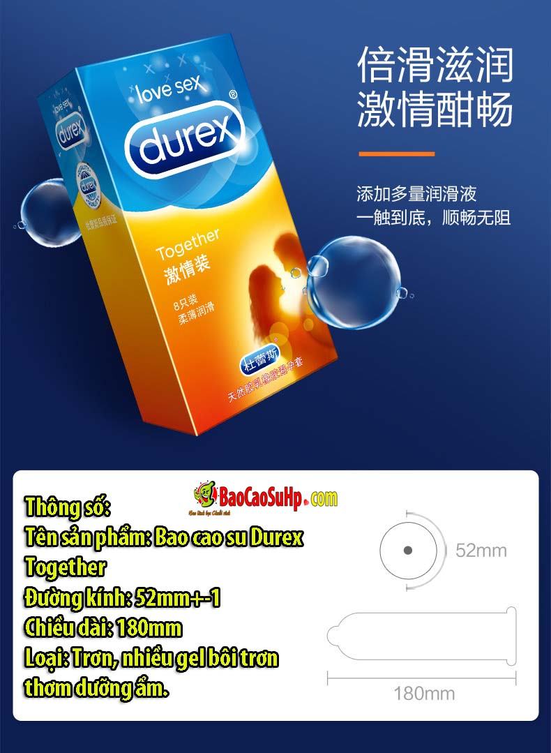 Bao cao su Durex Bold Love 32c mix 4 loại chính hãng giá tốt Hải Phòng