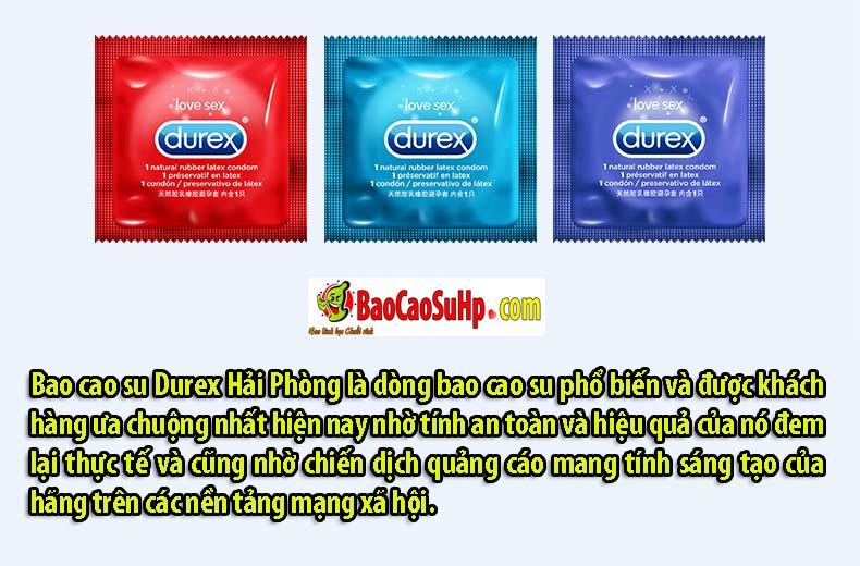 Bao cao su Durex Bold Love 32c gân gai tăng khoái cảm chính hãng