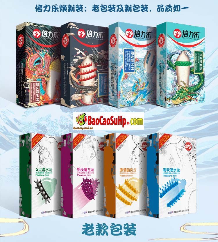 Bao cao su Dragon overlord gai to râu lớn kích thích cực đỉnh