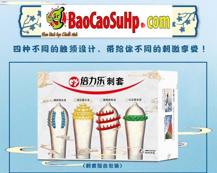 Bao cao su Dragon overlord gai to râu lớn kích thích cực đỉnh
