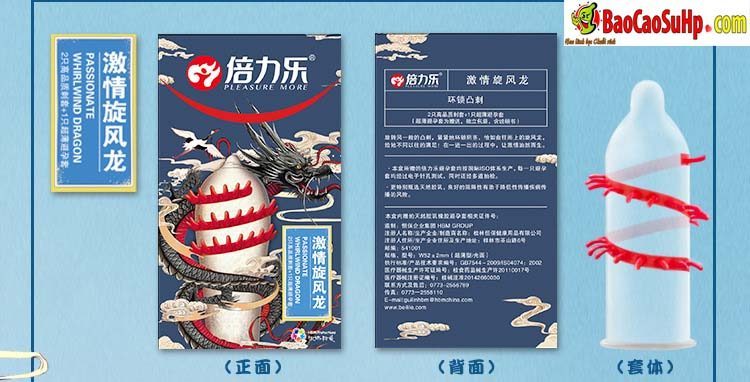Bao cao su Dragon overlord gai to râu lớn kích thích cực đỉnh