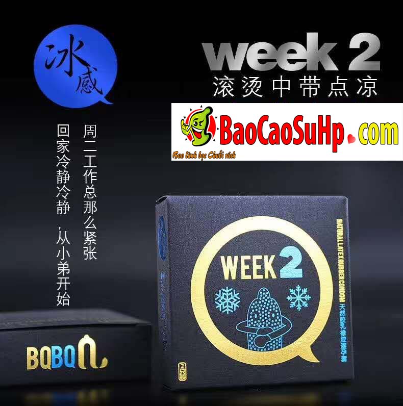 Bao cao su 8 Weeken siêu mỏng gân gai nóng lạnh an toàn