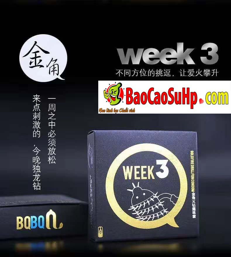 Bao cao su 8 Weeken siêu mỏng gân gai nóng lạnh an toàn
