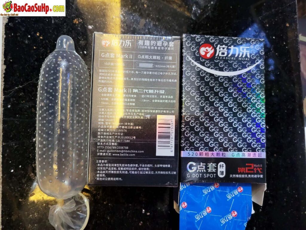Bao cao su Bili G Point siêu mỏng thơm nhẹ cảm giác cực đỉnh