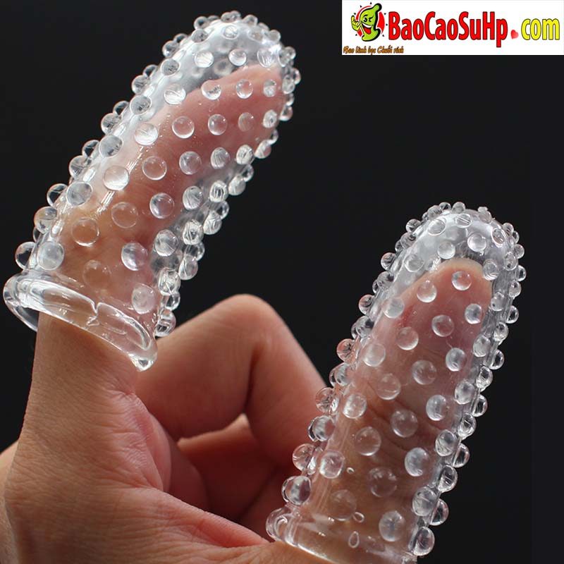 Mizzzee Devil’s Finger Textured Finger Condom Reusable Couples Toy