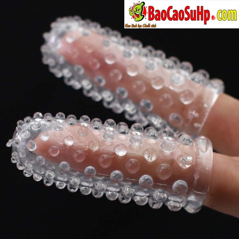 Mizzzee Devil’s Finger Textured Finger Condom Reusable Couples Toy