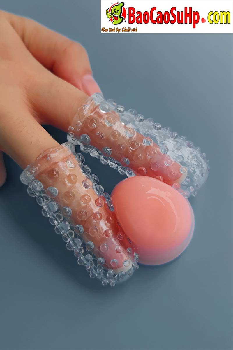 Mizzzee Devil’s Finger Textured Finger Condom Reusable Couples Toy