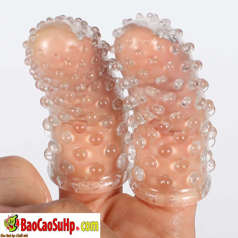 Mizzzee Devil’s Finger Textured Finger Condom Reusable Couples Toy