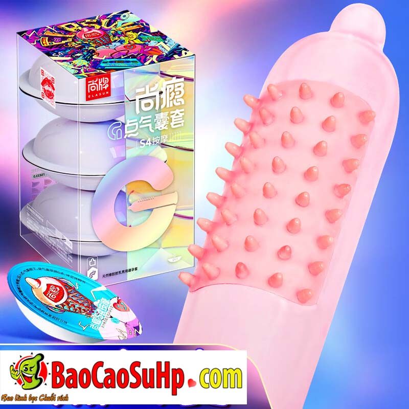 Bao cao su đệm khí gai to Mizzzee Bigmom kích thích điểm G 