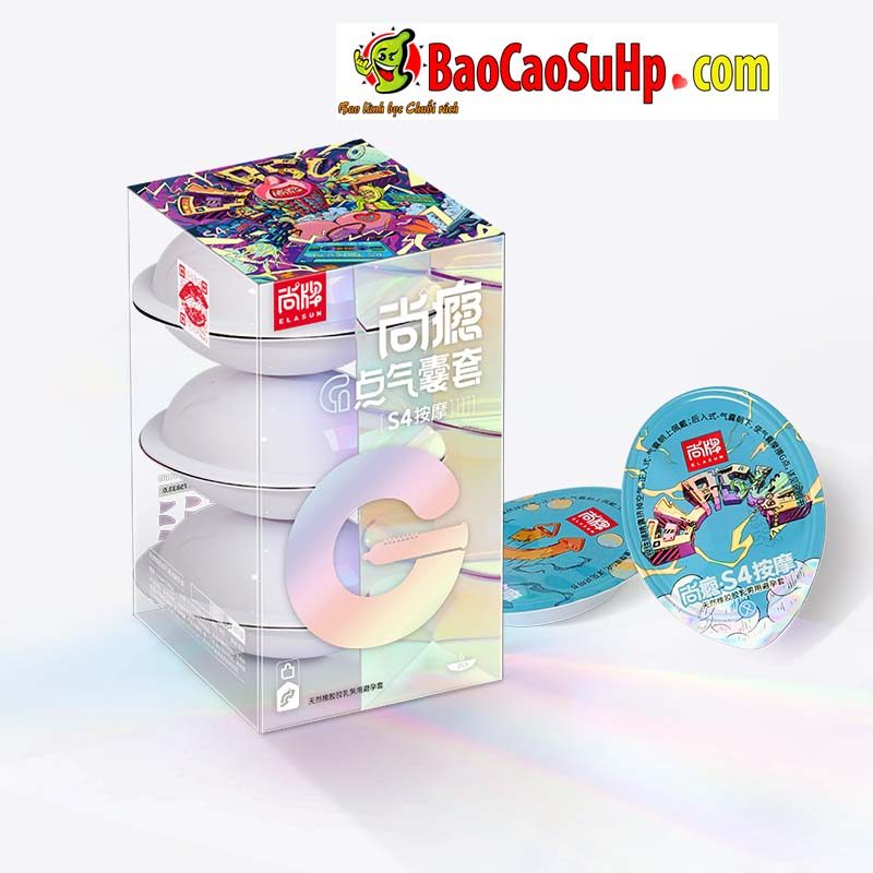 Bao cao su đệm khí gai lớn Mizzzee Bigmom G kích thích điểm G Bao cao su đệm khí gai lớn Mizzzee Bigmom G kích thích điểm G