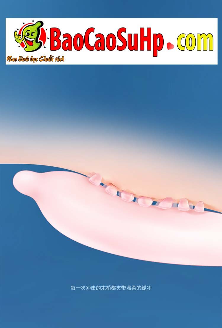 Bao cao su đệm khí gai lớn Mizzzee Bigmom G kích thích điểm G Bao cao su đệm khí gai lớn Mizzzee Bigmom G kích thích điểm G