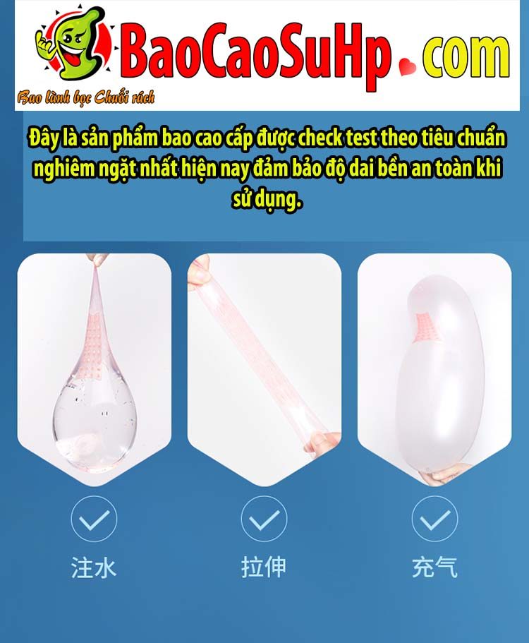 Bao cao su đệm khí gai lớn Mizzzee Bigmom G kích thích điểm G Bao cao su đệm khí gai lớn Mizzzee Bigmom G kích thích điểm G
