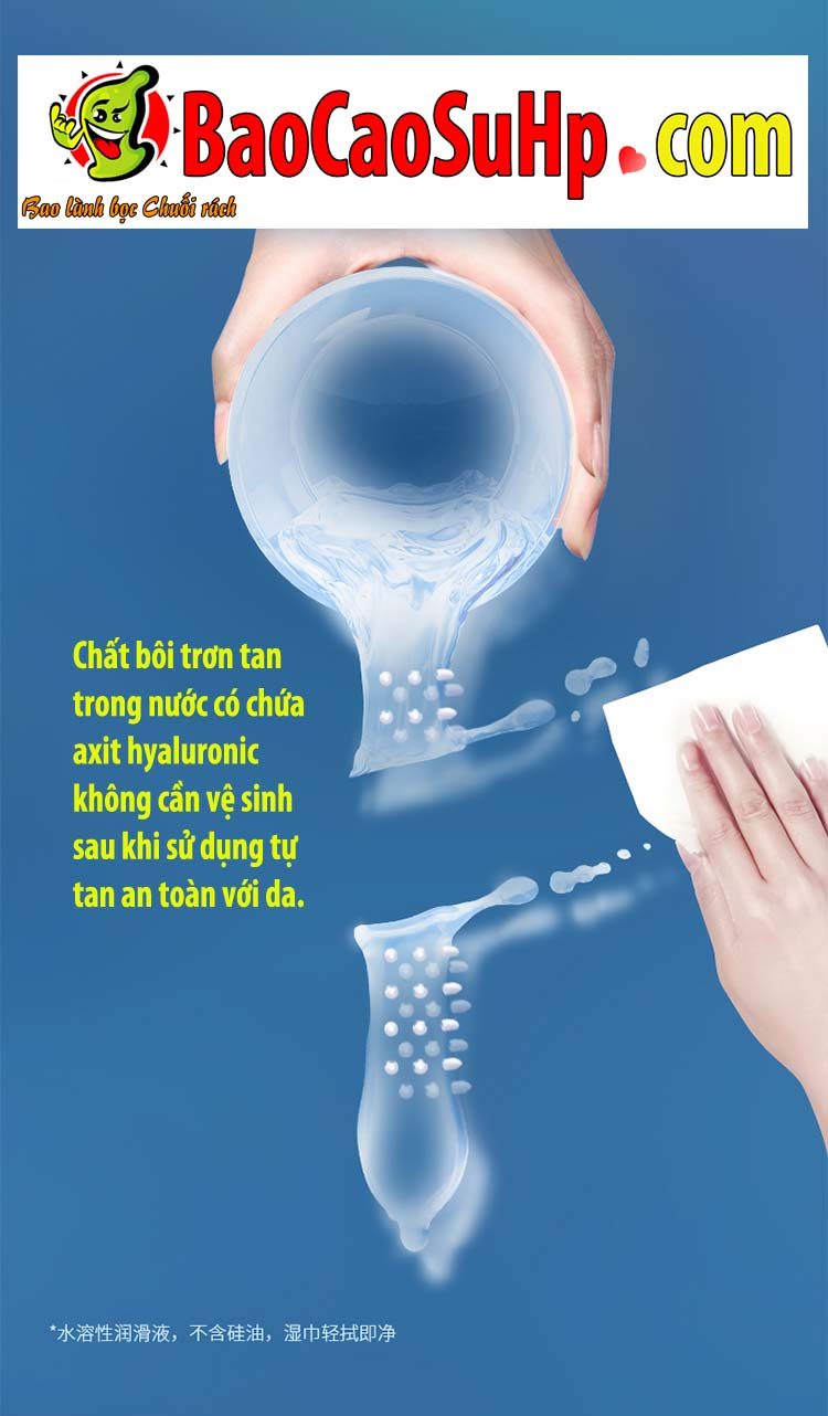 Bao cao su đệm khí gai lớn Mizzzee Bigmom G kích thích điểm G Bao cao su đệm khí gai lớn Mizzzee Bigmom G kích thích điểm G