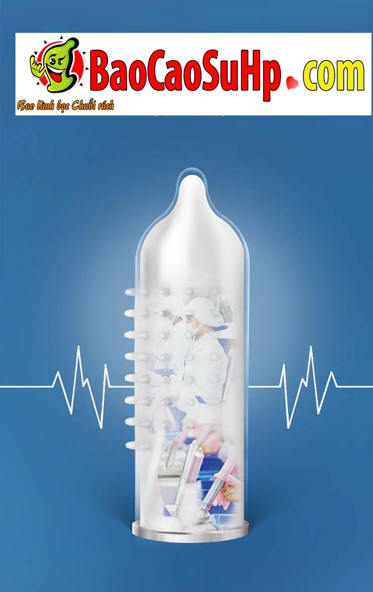 Bao cao su đệm khí gai lớn Mizzzee Bigmom G kích thích điểm G Bao cao su đệm khí gai lớn Mizzzee Bigmom G kích thích điểm G