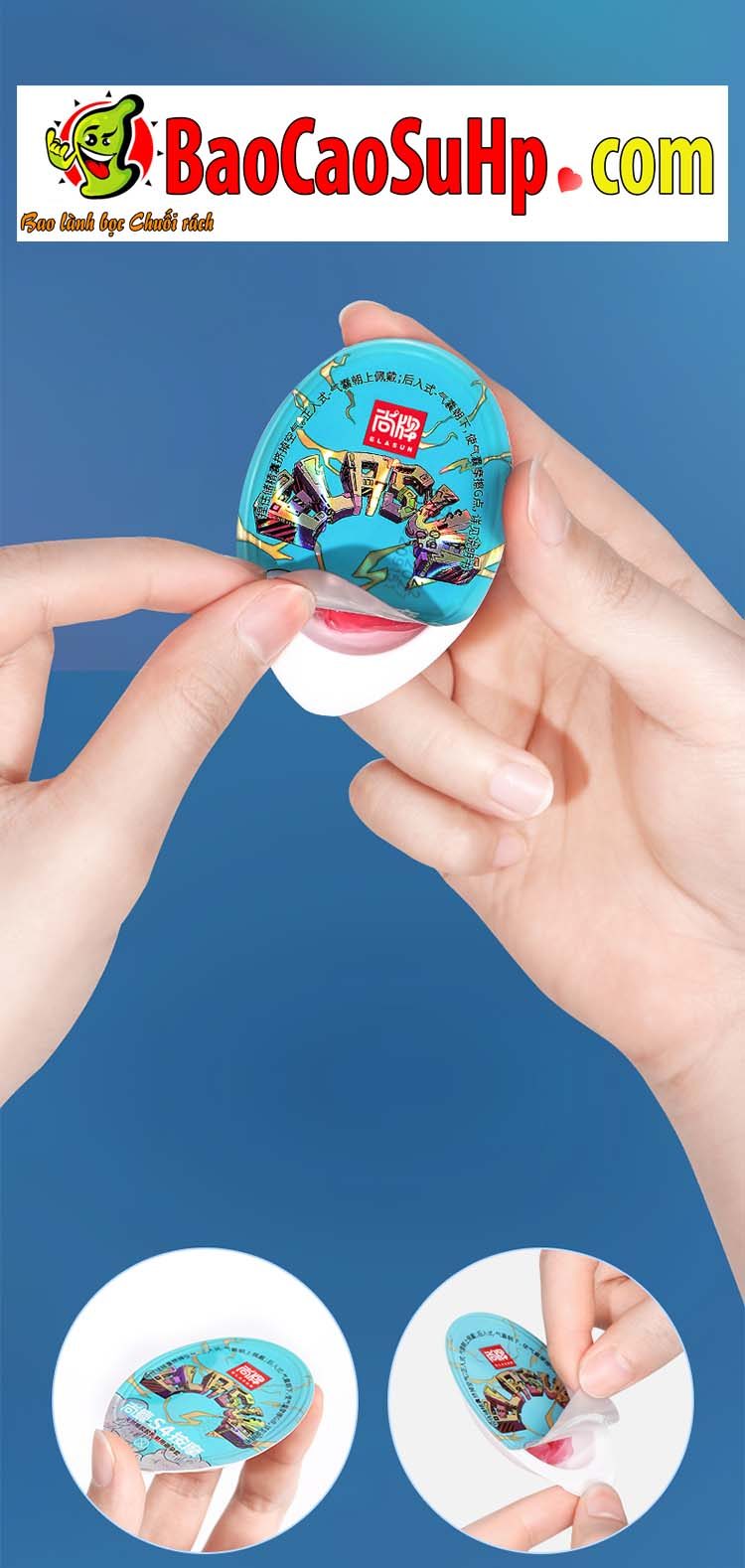 Bao cao su đệm khí gai lớn Mizzzee Bigmom G kích thích điểm G Bao cao su đệm khí gai lớn Mizzzee Bigmom G kích thích điểm G