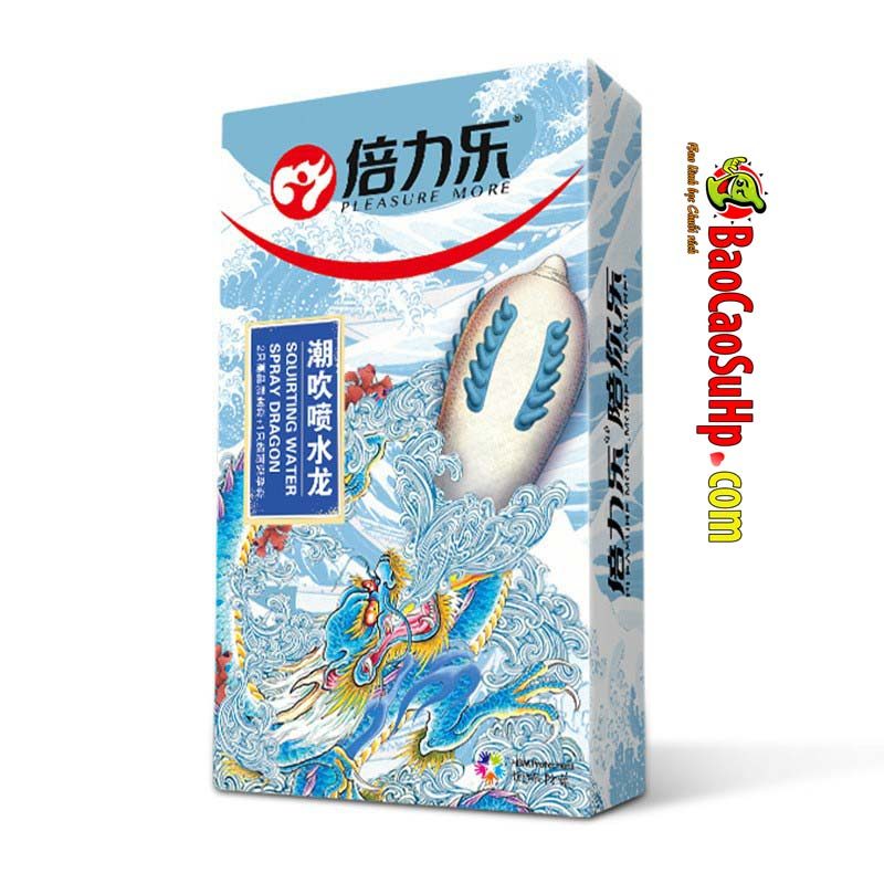 Bao cao su gai dọc nổi dài Dragon tăng khoái cảm, an toàn