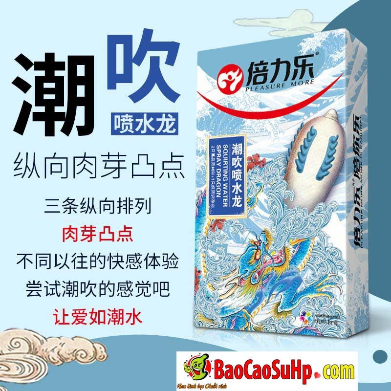 Bao cao su gai dọc nổi dài Dragon tăng khoái cảm, an toàn