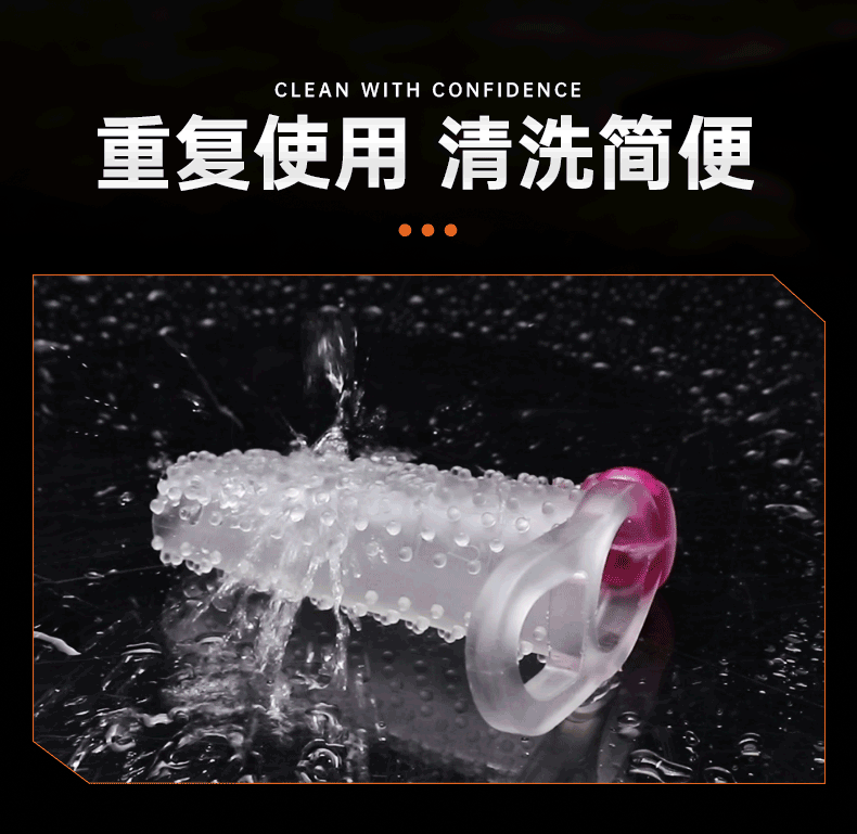 Bao cao su donden Mizzzee WLF bi nổi rung tăng kích thước, khoái cảm cao