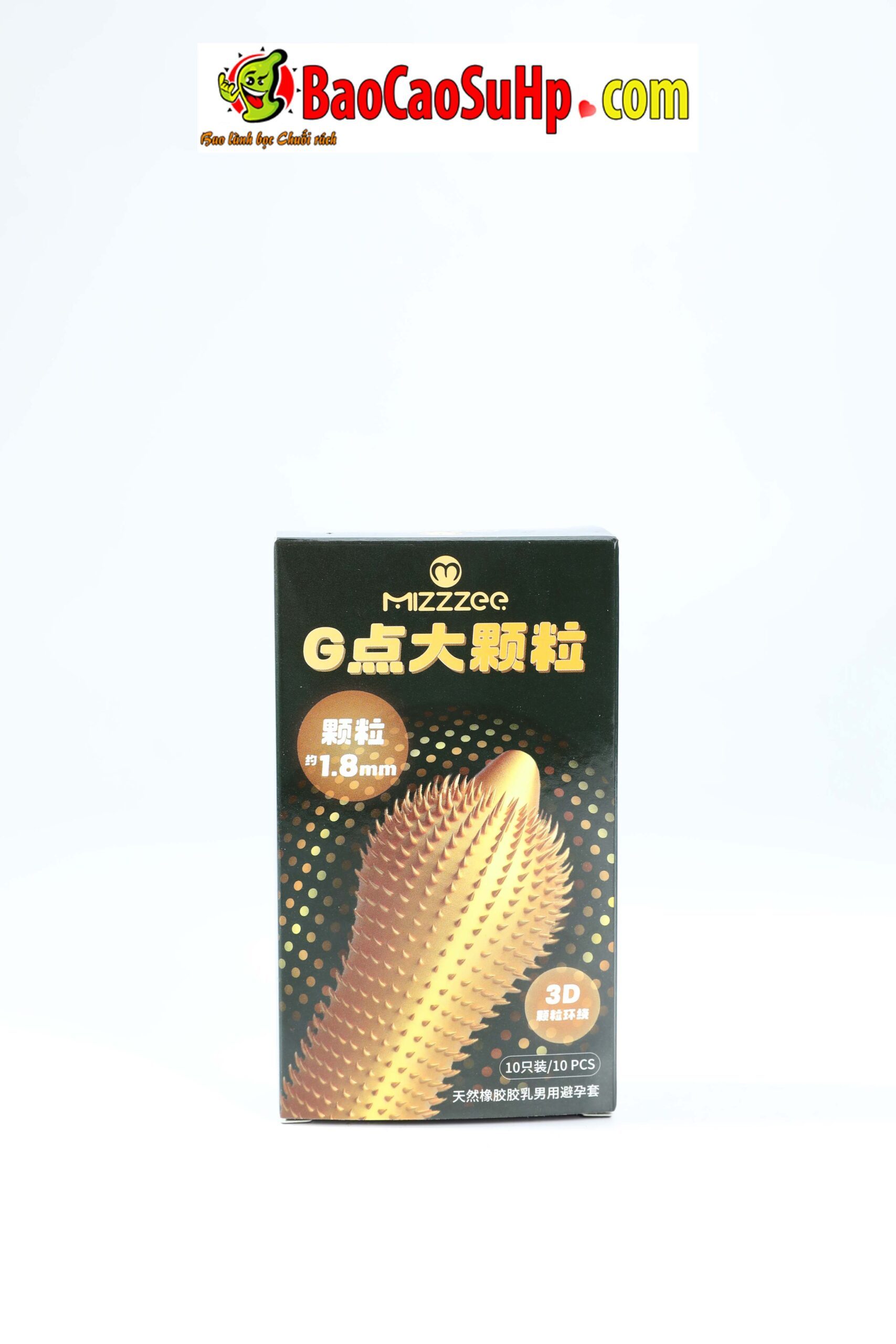  Bỏ sỉ Bao cao su G hạt gai lớn 18mm siêu mỏng Mizzzee Yomahork hương đào hàng mới về