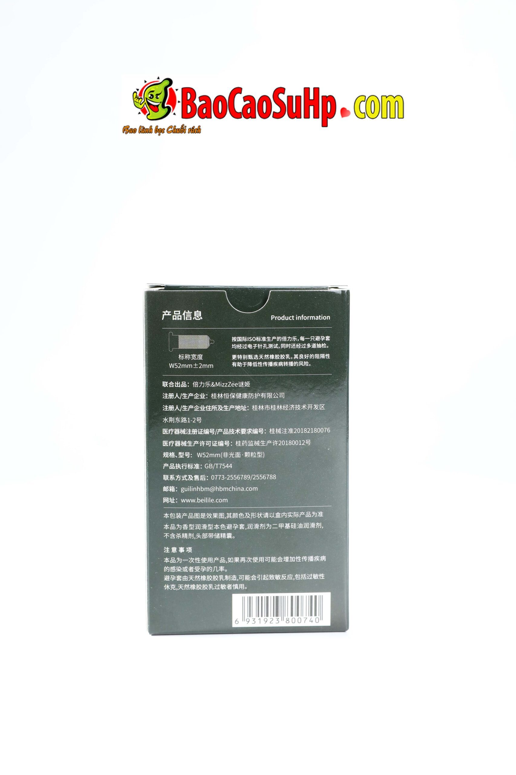 Bao cao su gai lớn 18mm siêu mỏng Mizzzee Yomahork hương đào kích thích