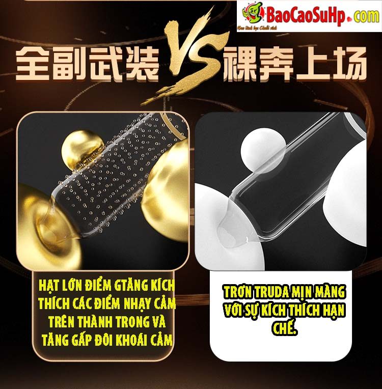 Bao cao su gai lớn 18mm siêu mỏng Mizzzee Yomahork hương đào kích thích