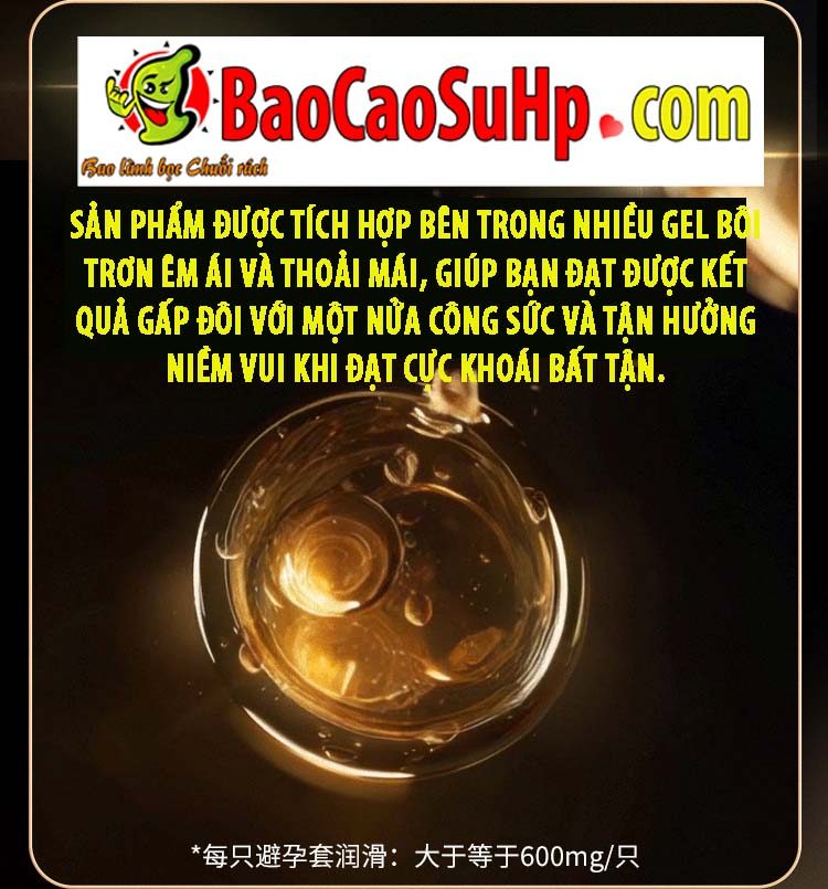Bao cao su gai lớn 18mm siêu mỏng Mizzzee Yomahork hương đào kích thích