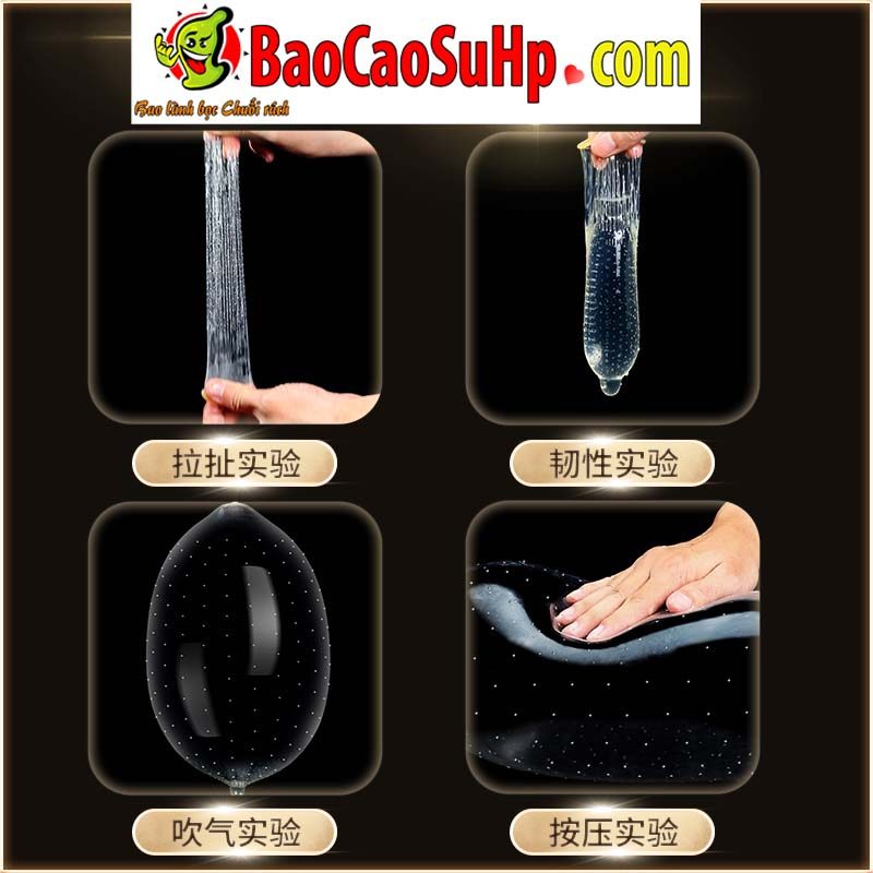 Bao cao su gai lớn 18mm siêu mỏng Mizzzee Yomahork hương đào kích thích