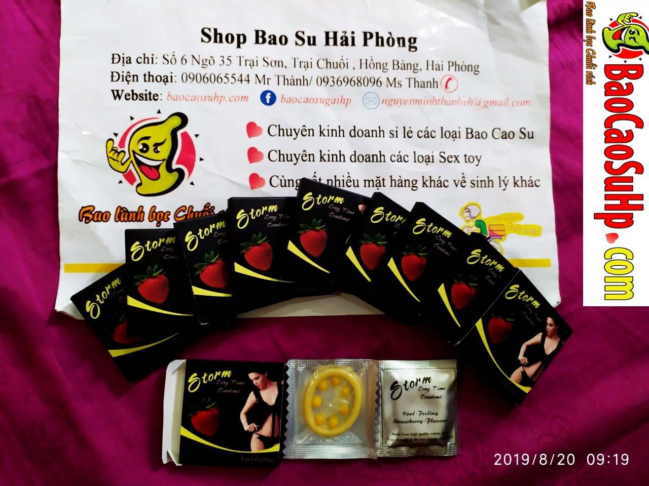  Nơi bán Bao cao su 7 bi Storm Strawberry có tốt không?