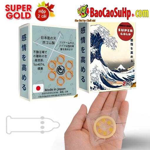 Bao cao su Maxman Super Gold 7 bi hương dâu kích thích mạnh