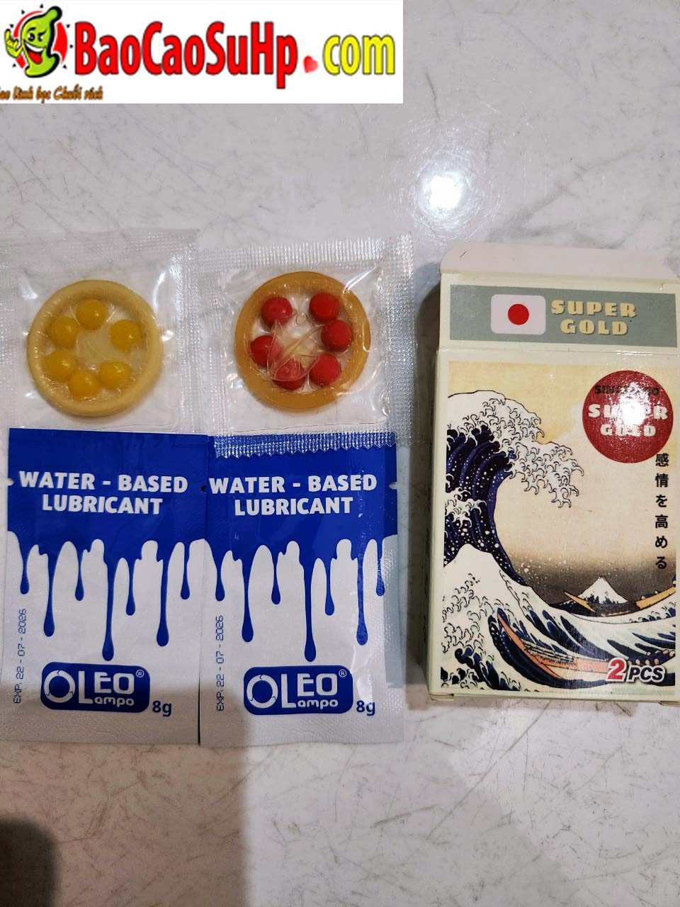 Bao cao su Maxman Super Gold 7 bi hương dâu kích thích mạnh