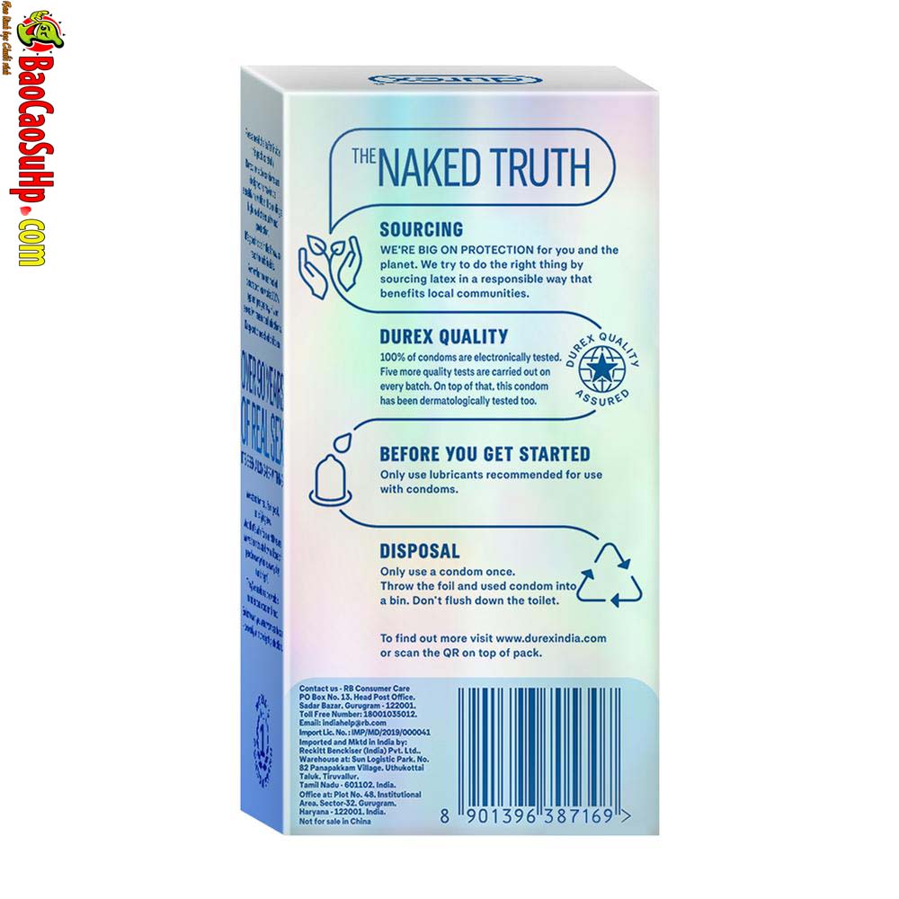  Đại lý Bao cao su Durex Invisible 100% trải nghiệm mỏng nhiều gel hơn tốt nhất