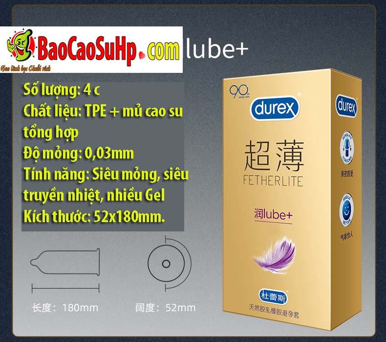  Nơi bán Bao cao su Durex Prenium Fetherlite 18c Mix 3 loại siêu mỏng!!! tốt nhất