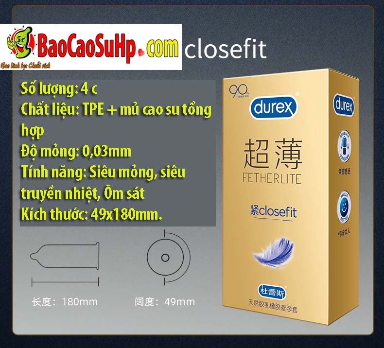  Nơi bán Bao cao su Durex Prenium Fetherlite 18c Mix 3 loại siêu mỏng!!! tốt nhất
