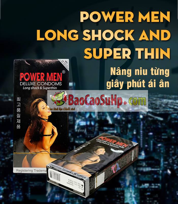 Cung cấp Bao cao su Power Men 2 in 1 Super Thin hàng mới về