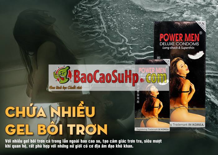 Cung cấp Bao cao su Power Men 2 in 1 Super Thin hàng mới về