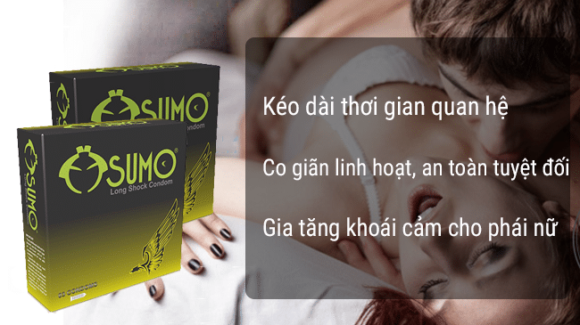  Giá sỉ Bao cao su sumo long shock hàng xách tay