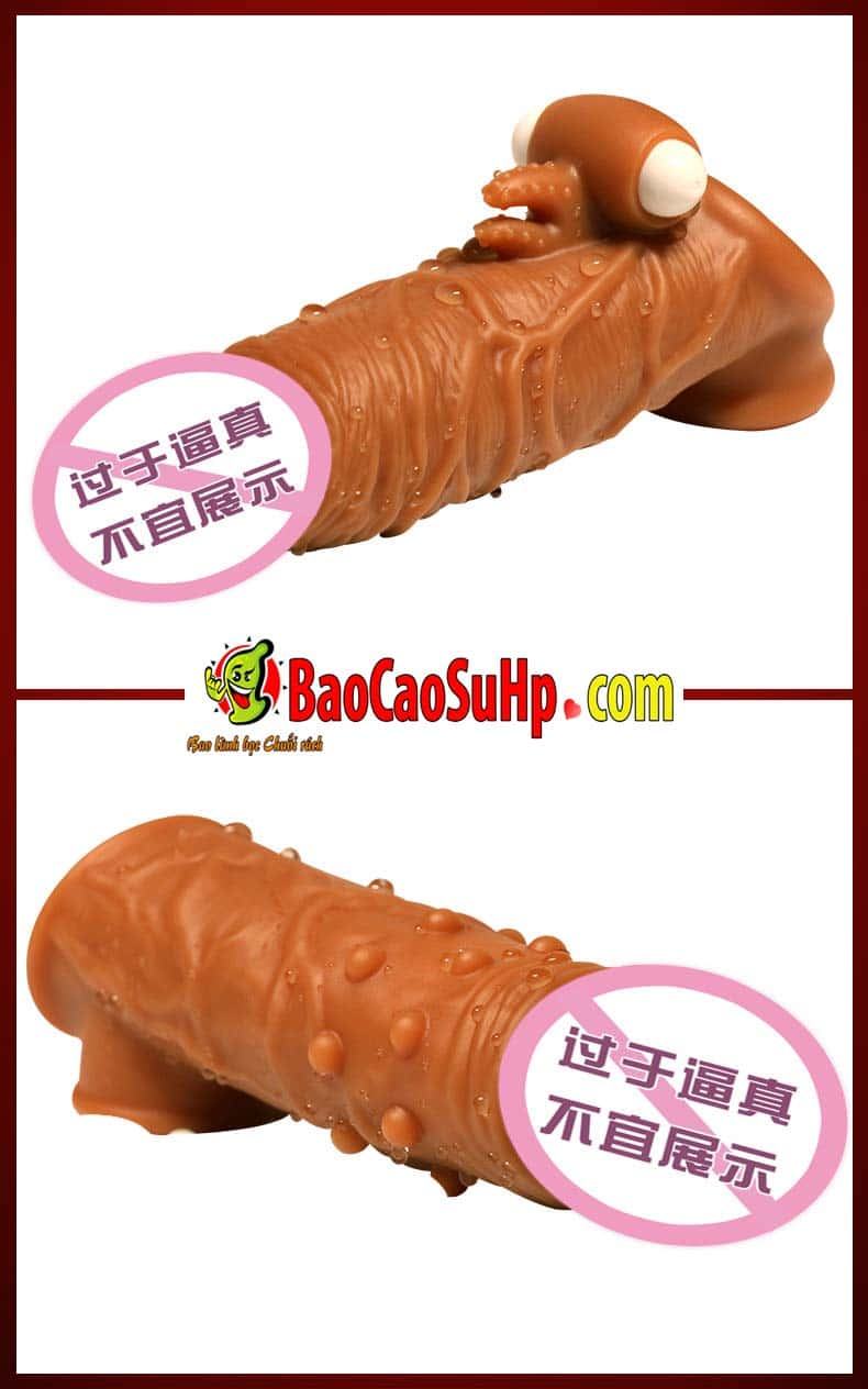 Bao cao su Donden Garrick giả da rung mạnh, tăng khoái cảm