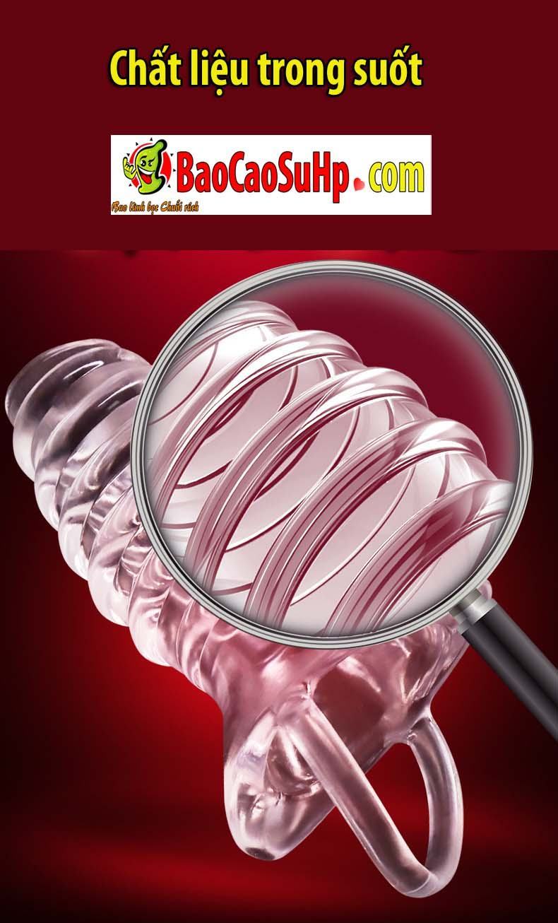  Phân phối Bao cao su donden Invisible Crybe gân nổi trong suốt hàng mới về