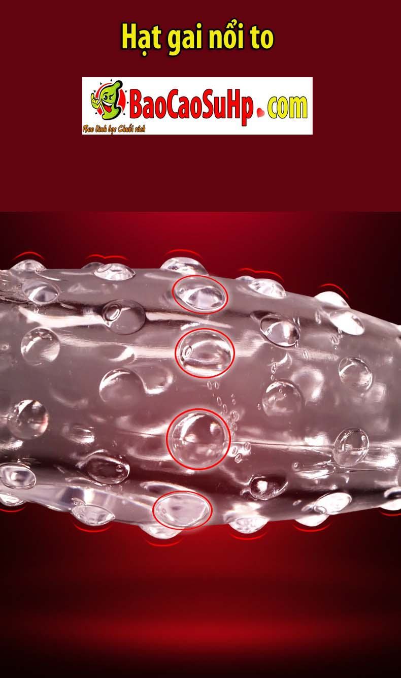  Phân phối Bao cao su donden Invisible Crybe gân nổi trong suốt hàng mới về