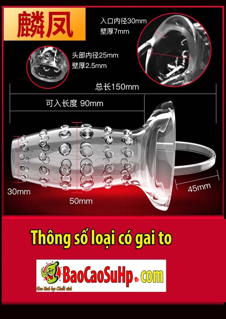  Phân phối Bao cao su donden Invisible Crybe gân nổi trong suốt hàng mới về