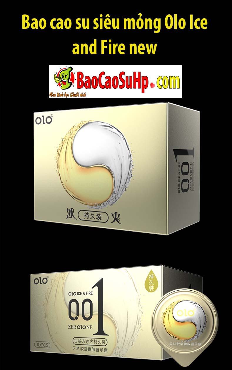Olo Ice and Fire Ultra-Thin High Quality Condoms