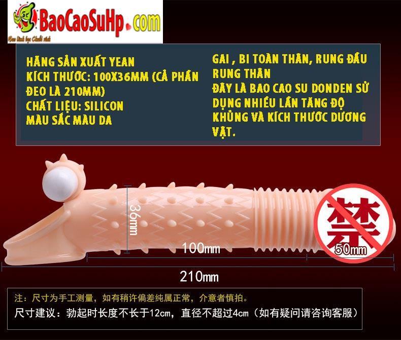 Cung cấp Bao cao su donden siêu khủng gân gai xoắn rung monster series nhập khẩu