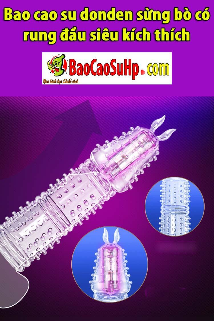 Donden Horn Vibrating Ring Enhance Pleasure